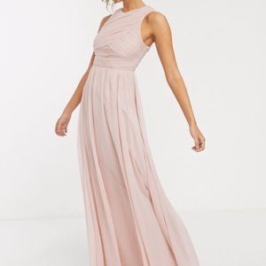 ASOS Bridesmaid Dress with Pleated Bodice